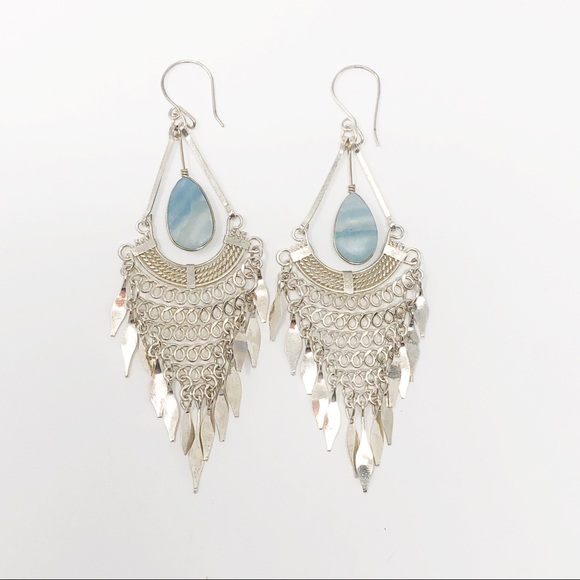 Jewelry - Peruvian Silver Fringe Earrings